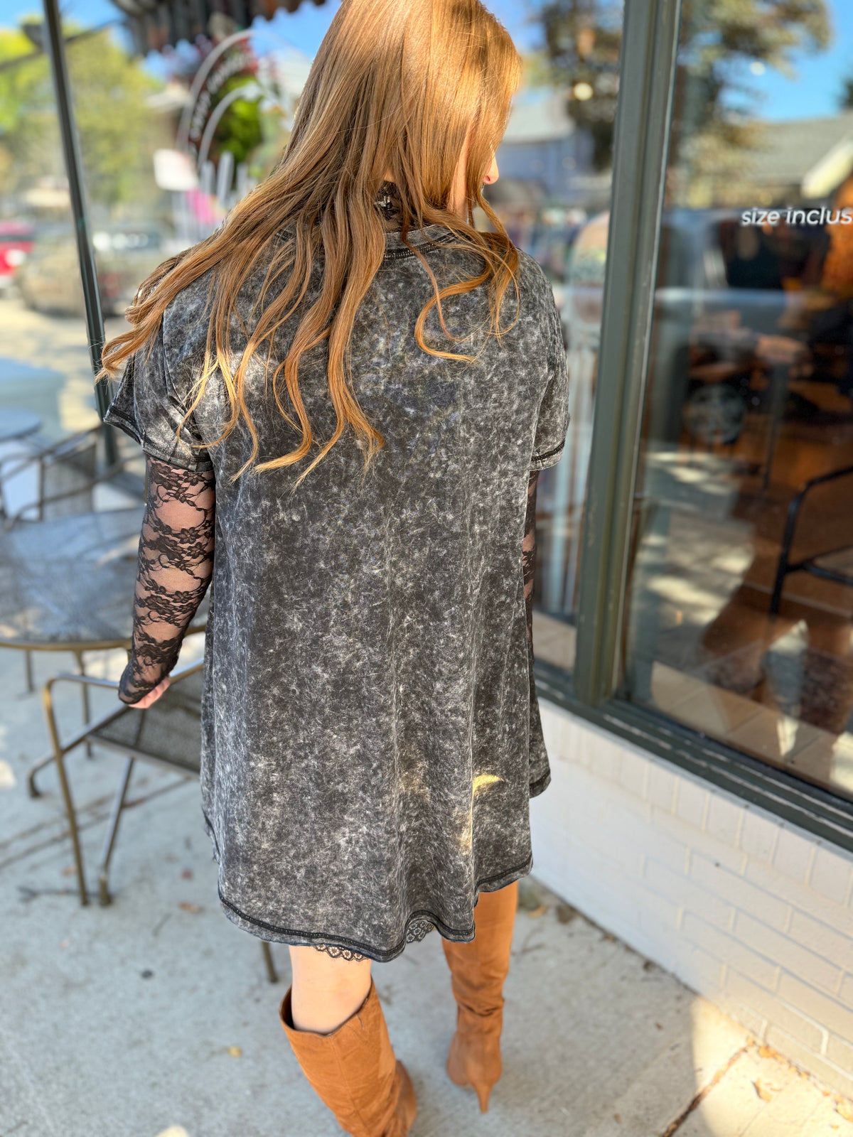 Wildflowers Graphic Tunic Top