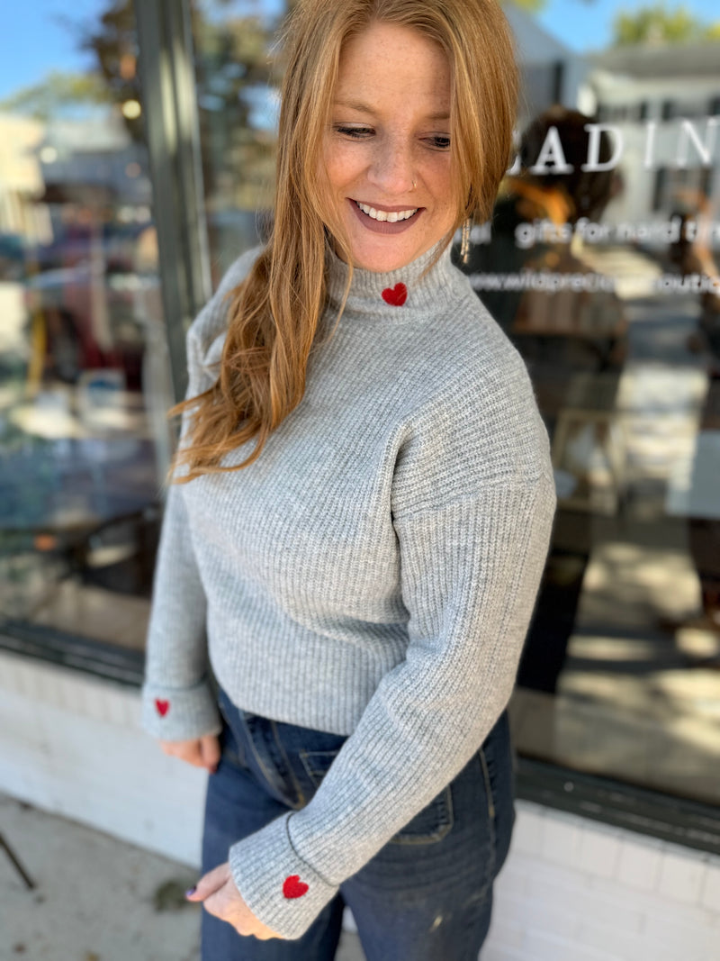 Heart On My Sleeve Sweater