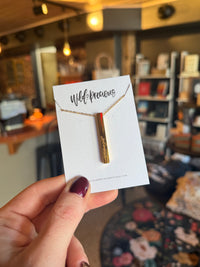 Bloom Gold Bar Necklace