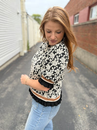 Delicate White Flower Top