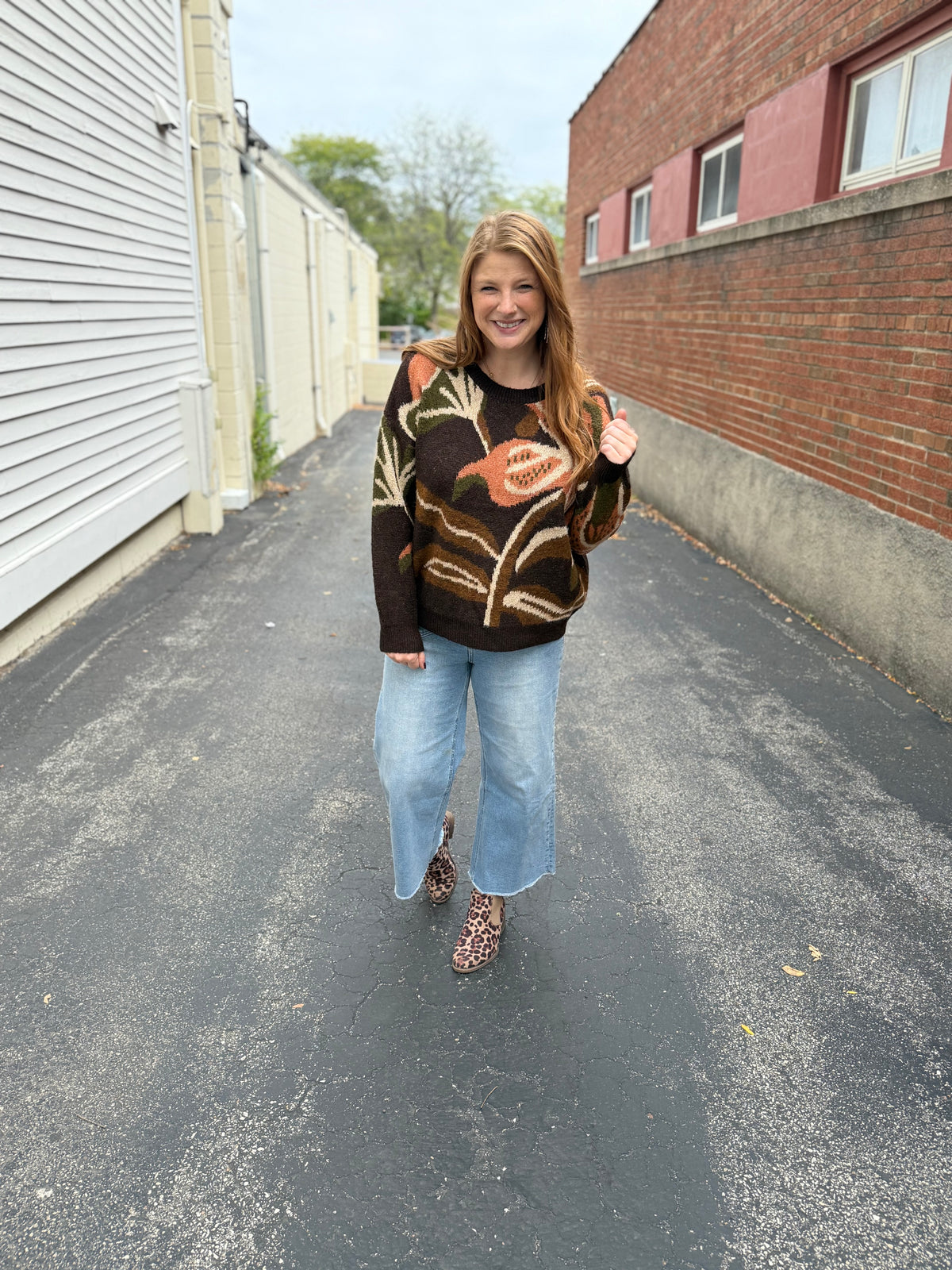 Rustic Foliage Sweater