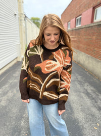 Rustic Foliage Sweater