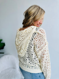 Natural Wide Knit Sweater