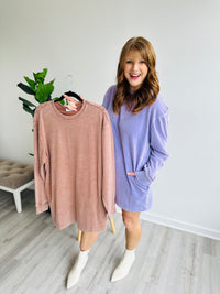 The Perfect Sweater Dress - Chestnut