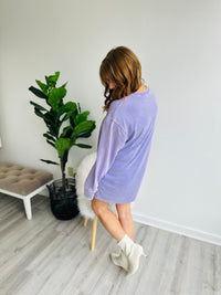 The Perfect Sweater Dress - Lavender