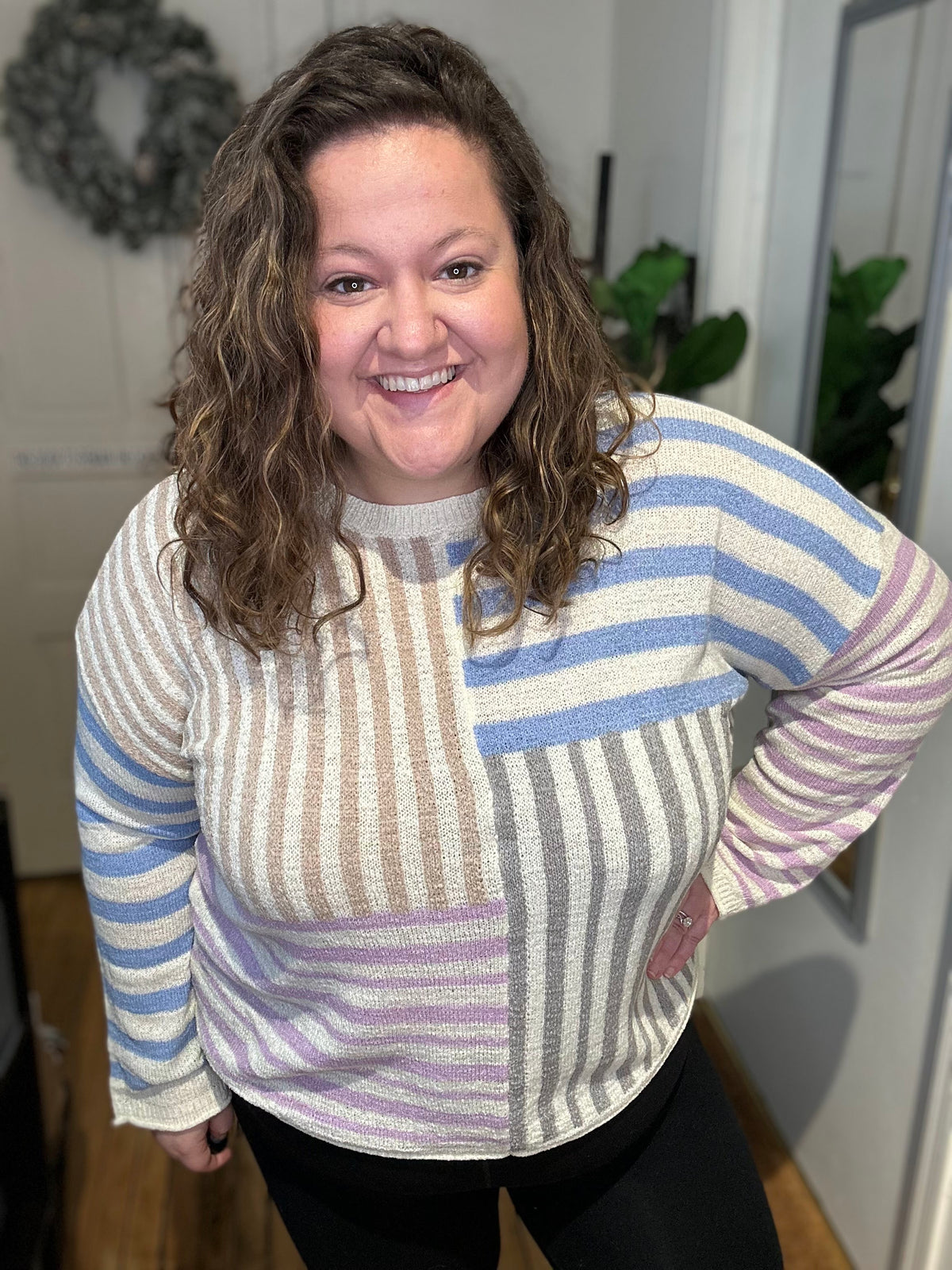 Marie Lightweight Striped Sweater