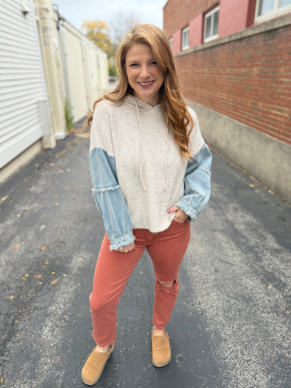 Jean Gray Two Tone Hoodie