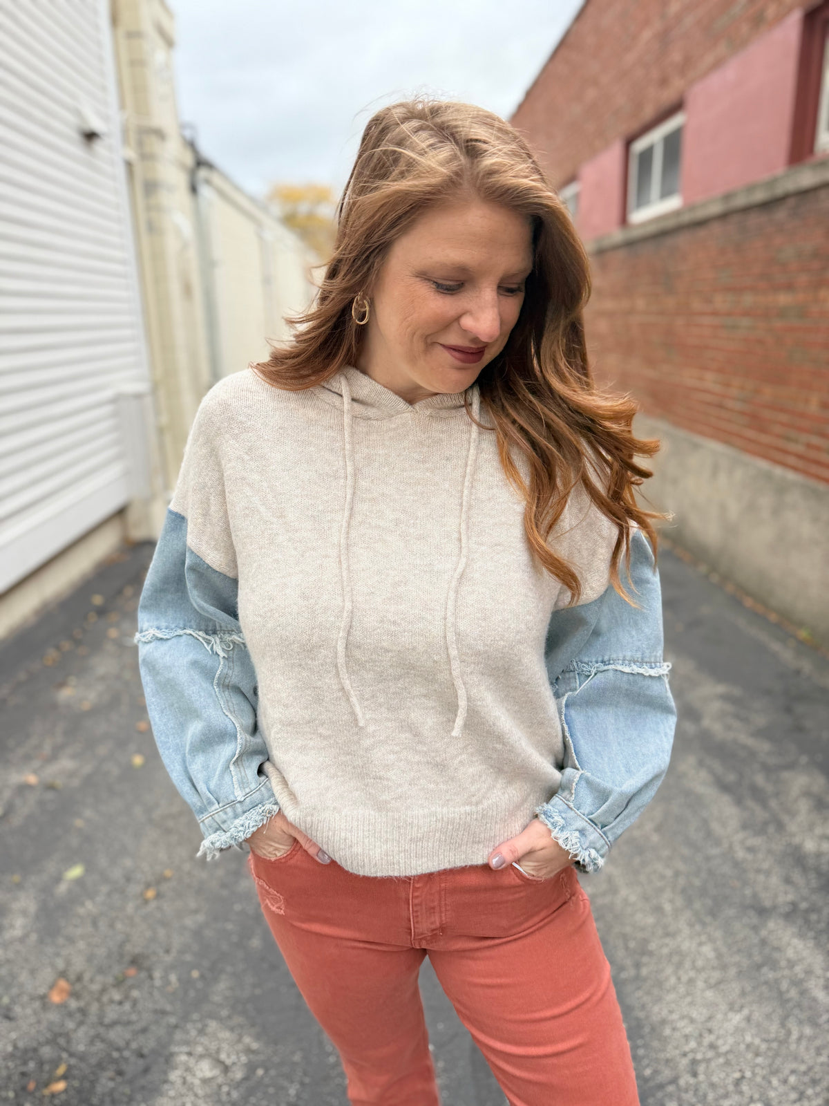 Jean Gray Two Tone Hoodie