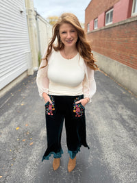 Kimmie Sheer Sleeve Top