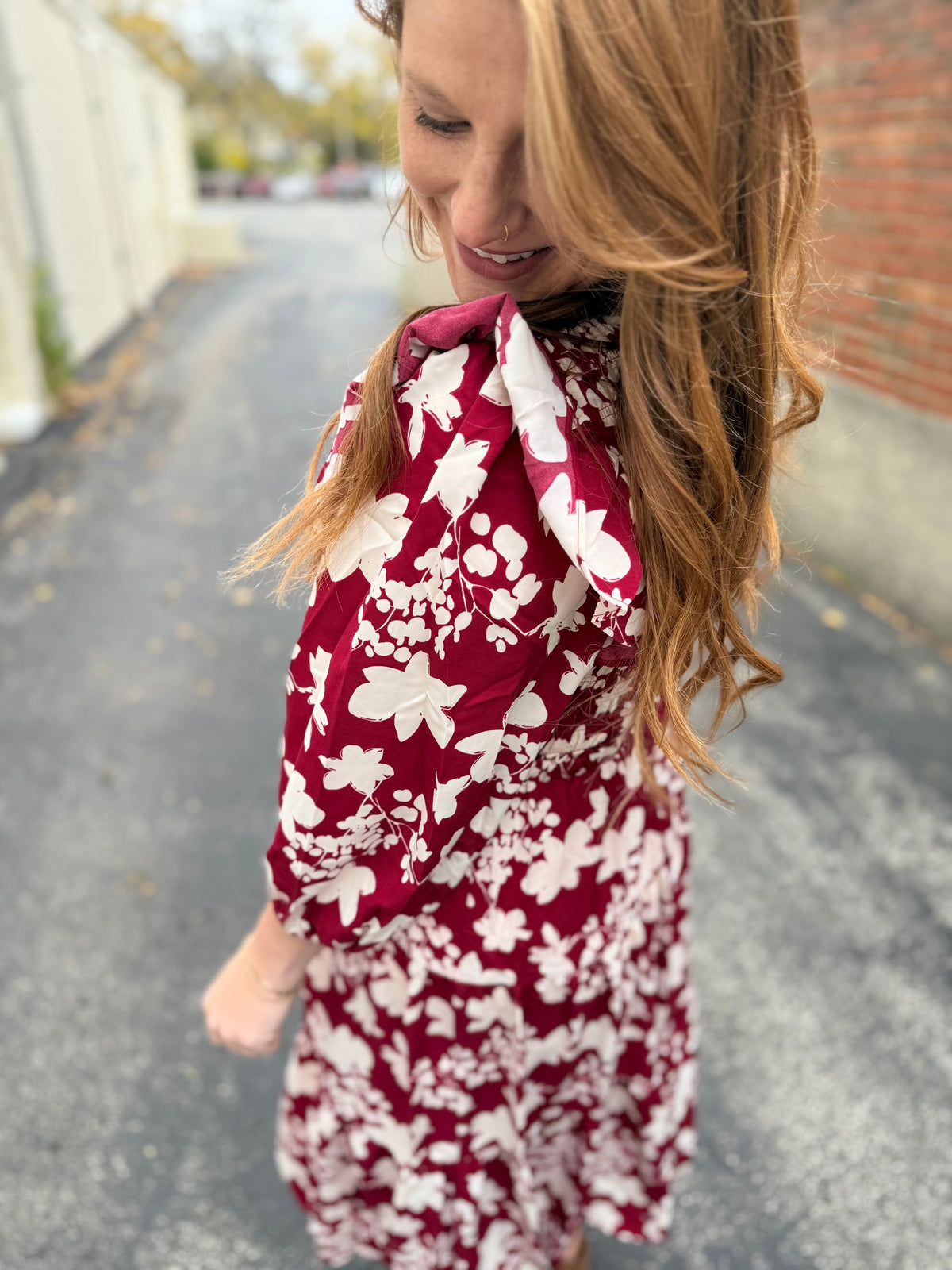 Scarlett Abstract Floral Dress