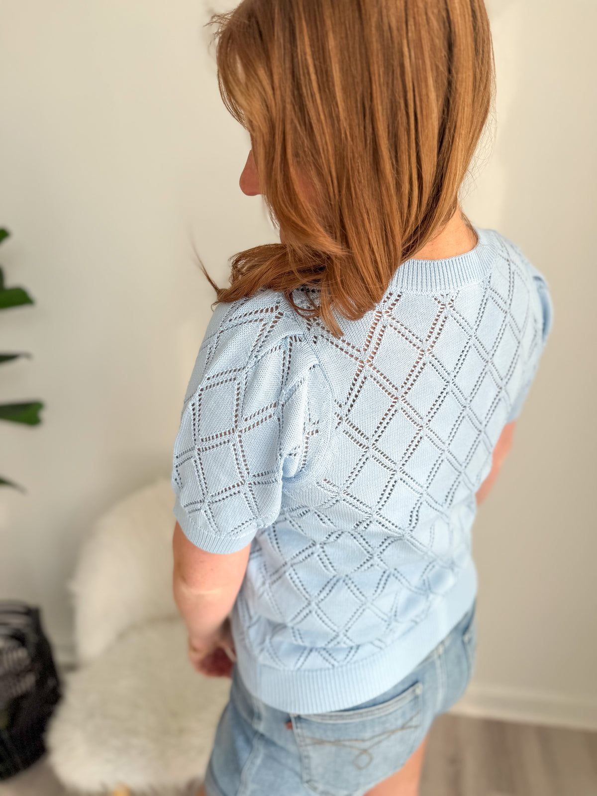 Lemon Drop Knit Top
