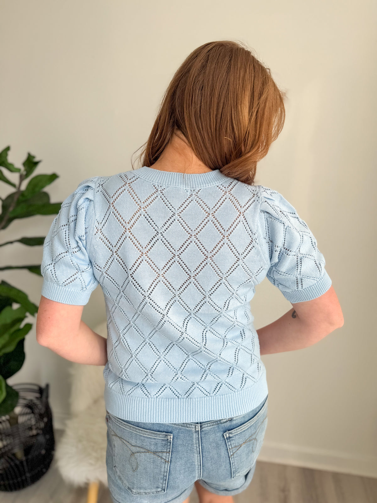 Lemon Drop Knit Top