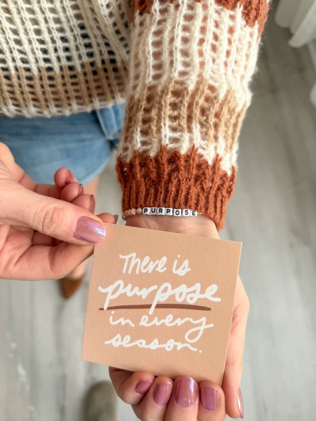 Purpose Beaded Bracelet