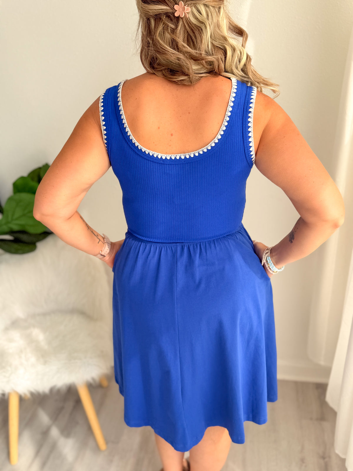 Cobalt Charm Dress
