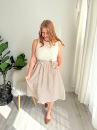 Brunch Date Tie Waist Dress