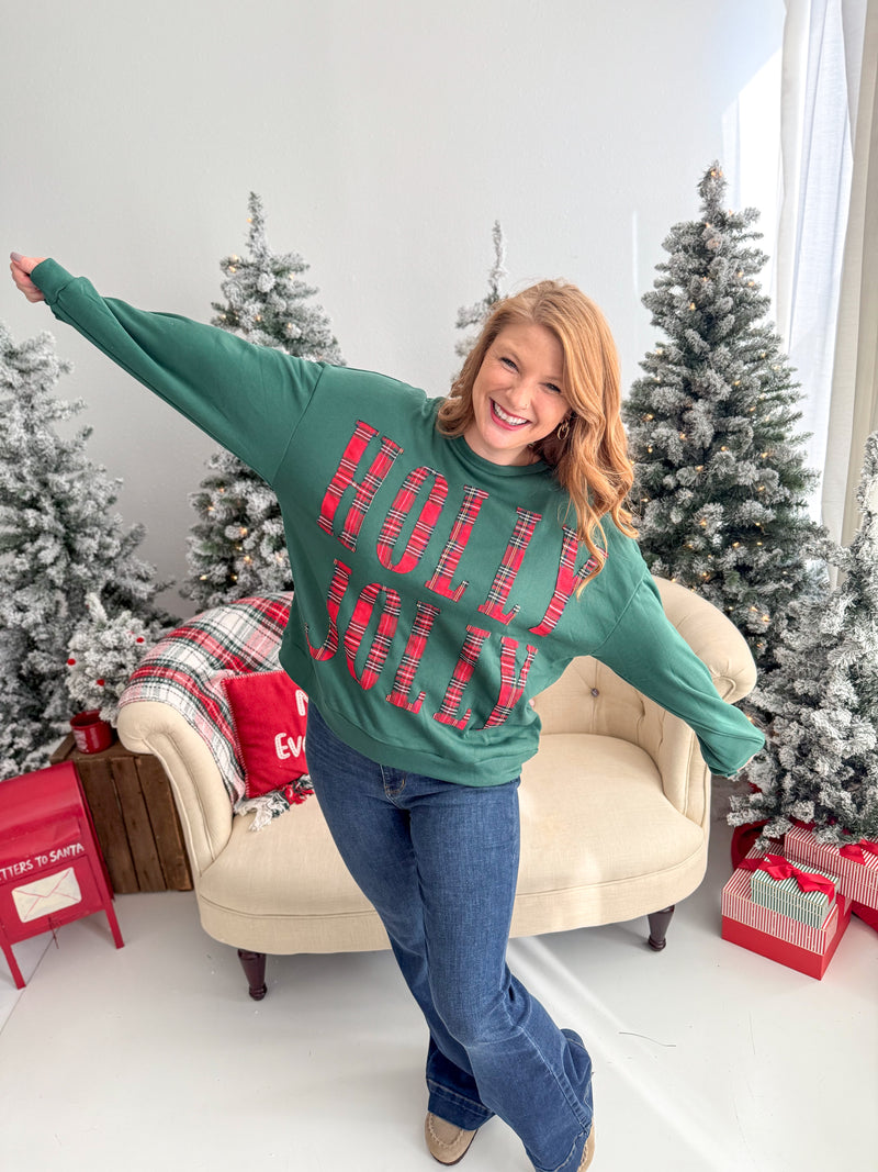 Holly Jolly Plaid Long Sleeve