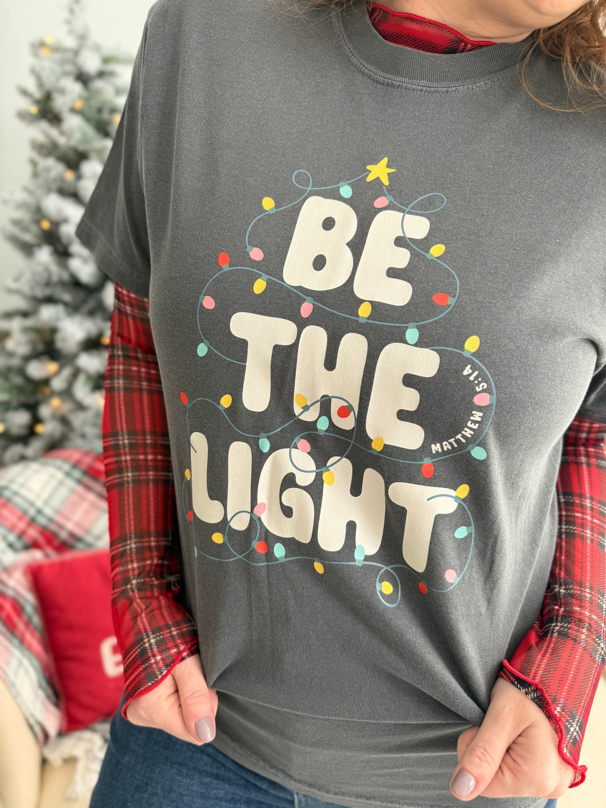 Be the Light Christmas Graphic Tee