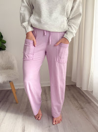 Sweet Lilac Barrel Pants