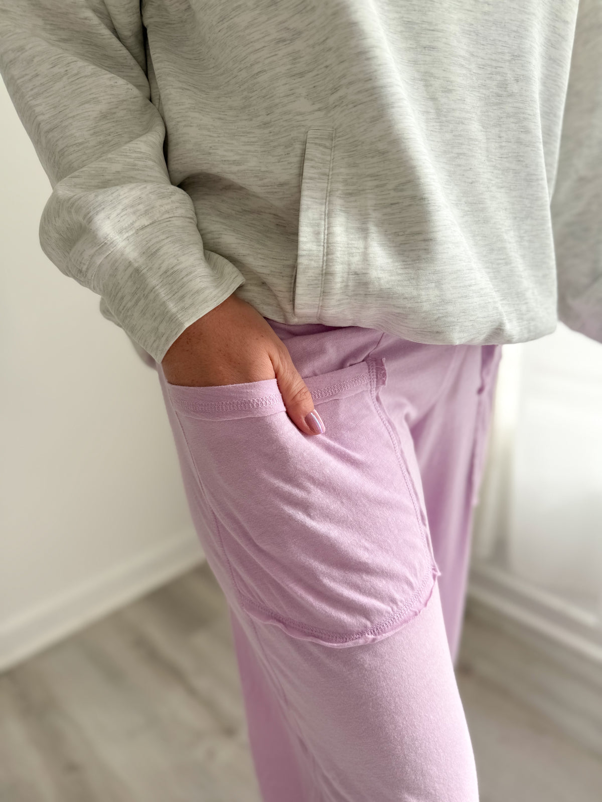 Sweet Lilac Barrel Pants
