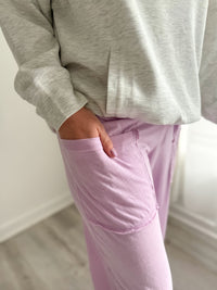 Sweet Lilac Barrel Pants