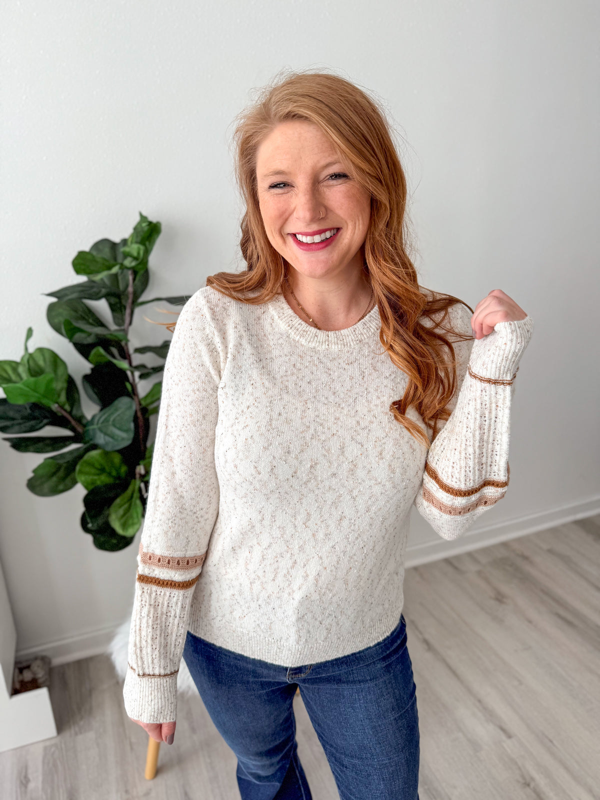 Sprinkled Knit Cozy Sweater