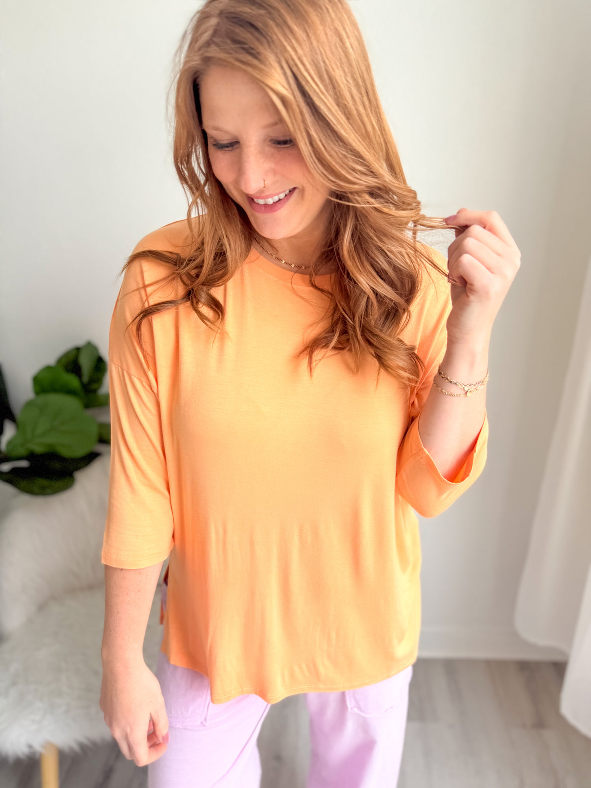 Apricot Breeze Tee