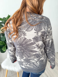 Cozy Grey Garden Sweater
