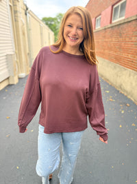 Plum Relaxed Top