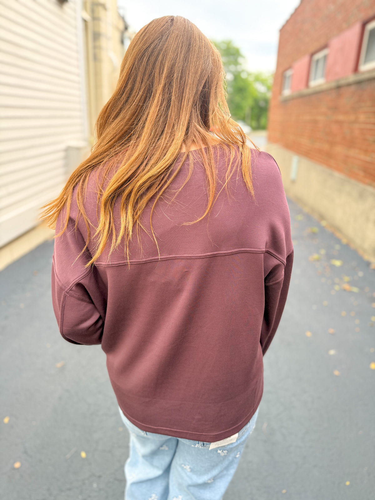 Plum Relaxed Top