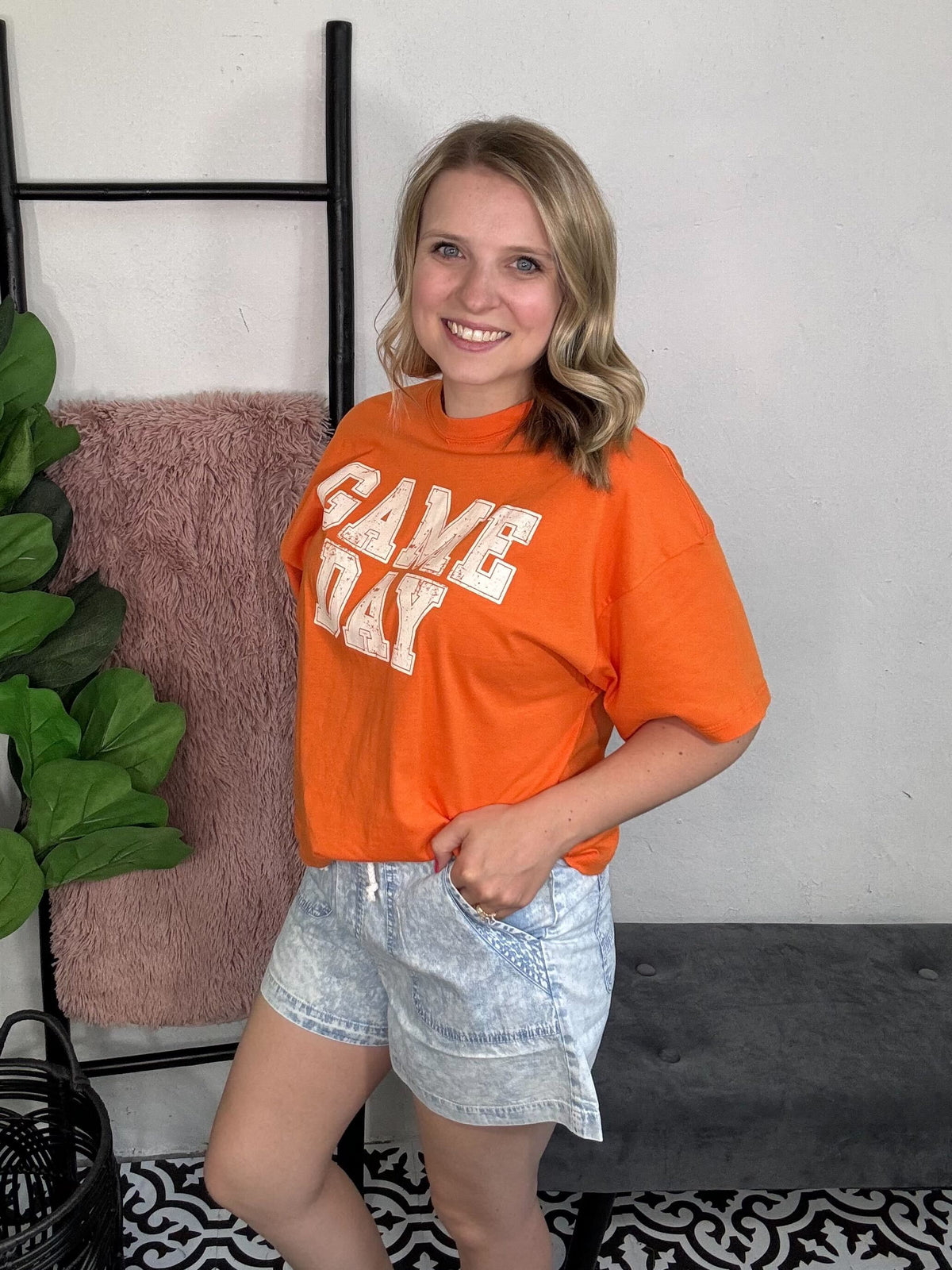 Orange Game Day Graphic Tee**