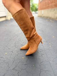 Camel Short Heel Boot