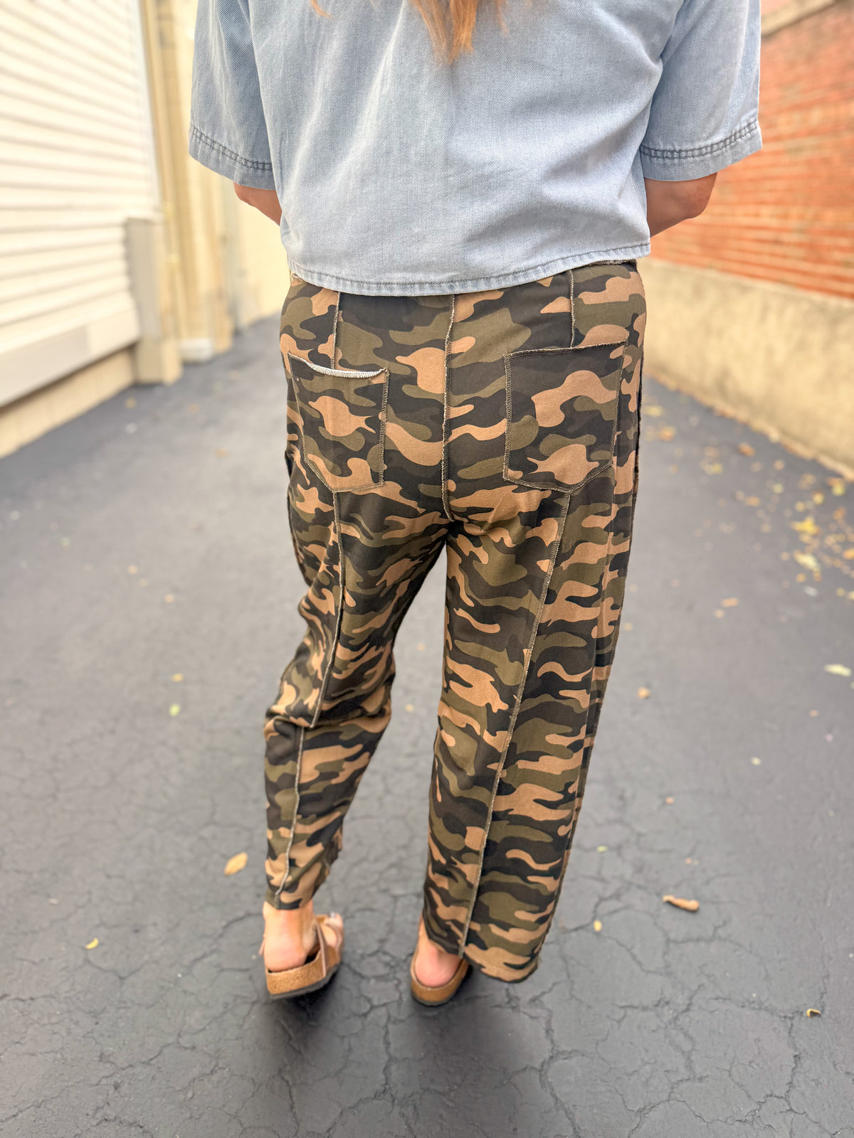 Camo Comfort Barrel Pants