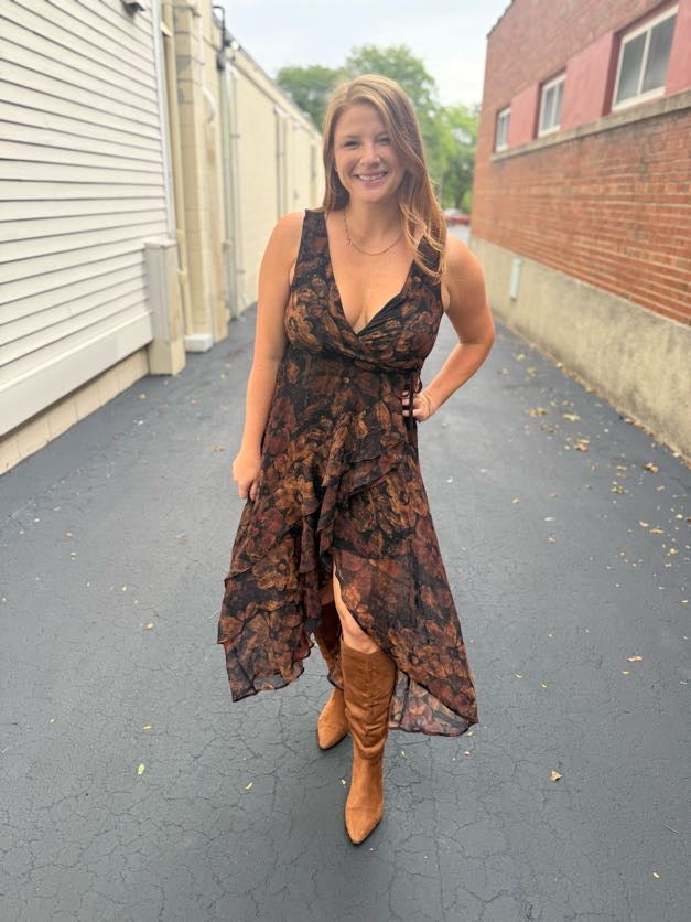 Nightfall Bloom Dress