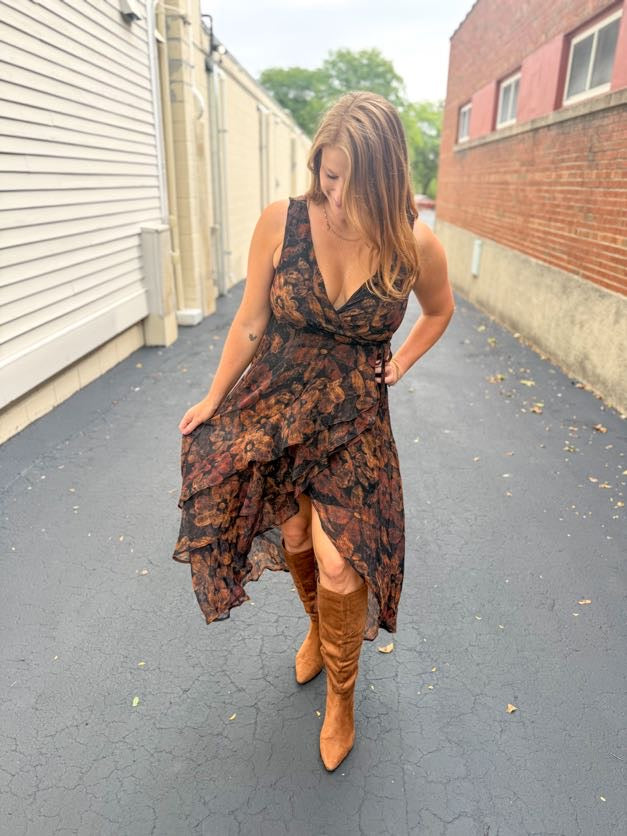 Nightfall Bloom Dress