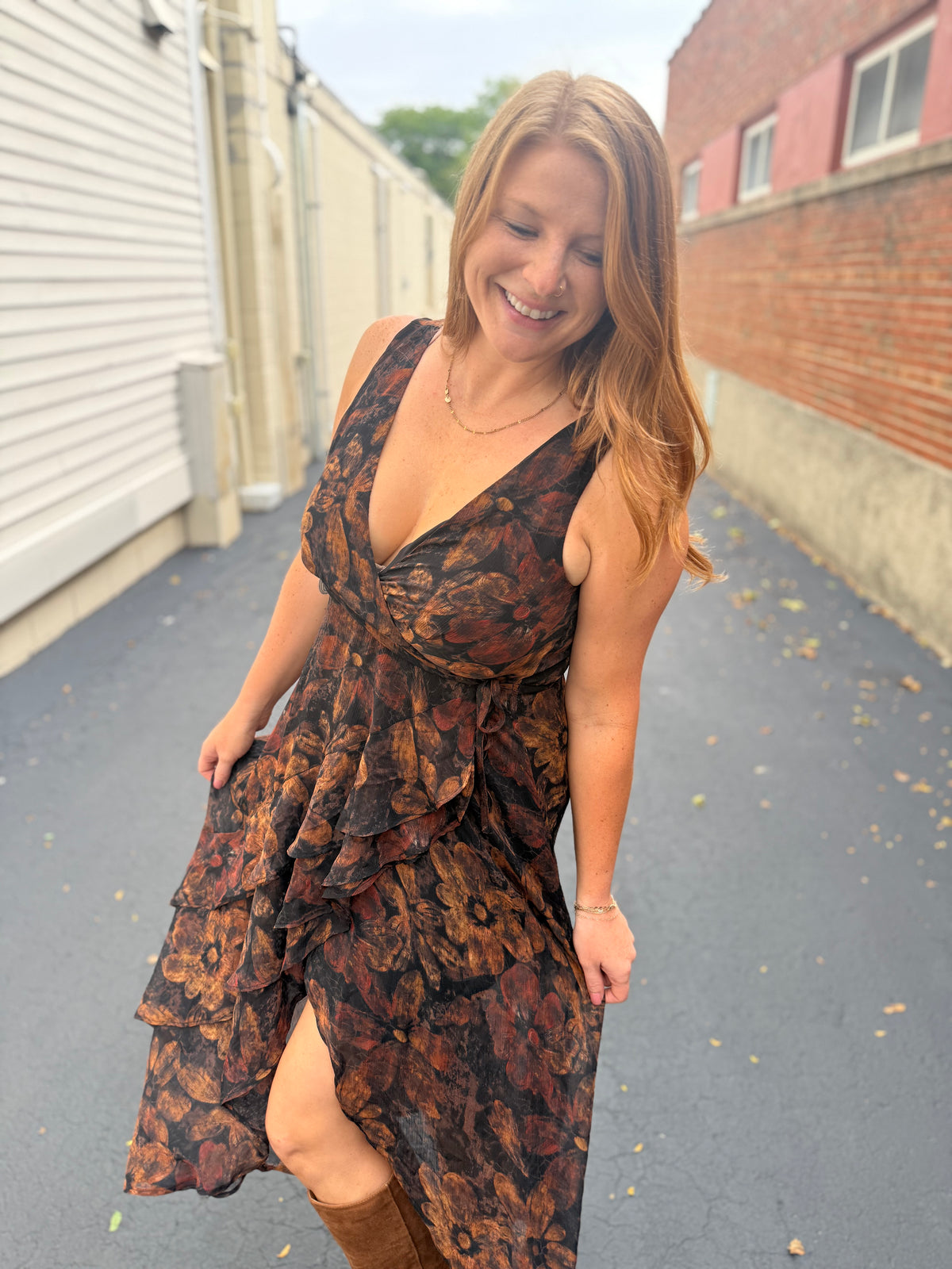 Nightfall Bloom Dress