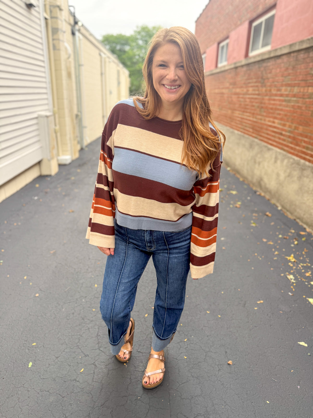 Cambridge Stripe Sweater