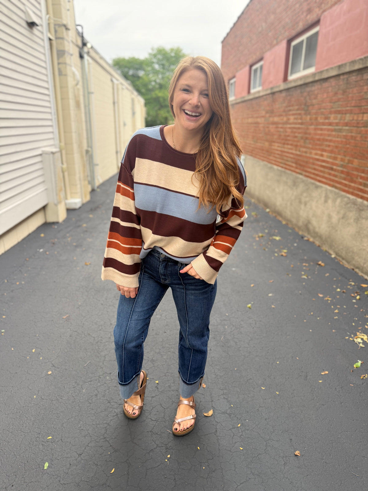 Cambridge Stripe Sweater