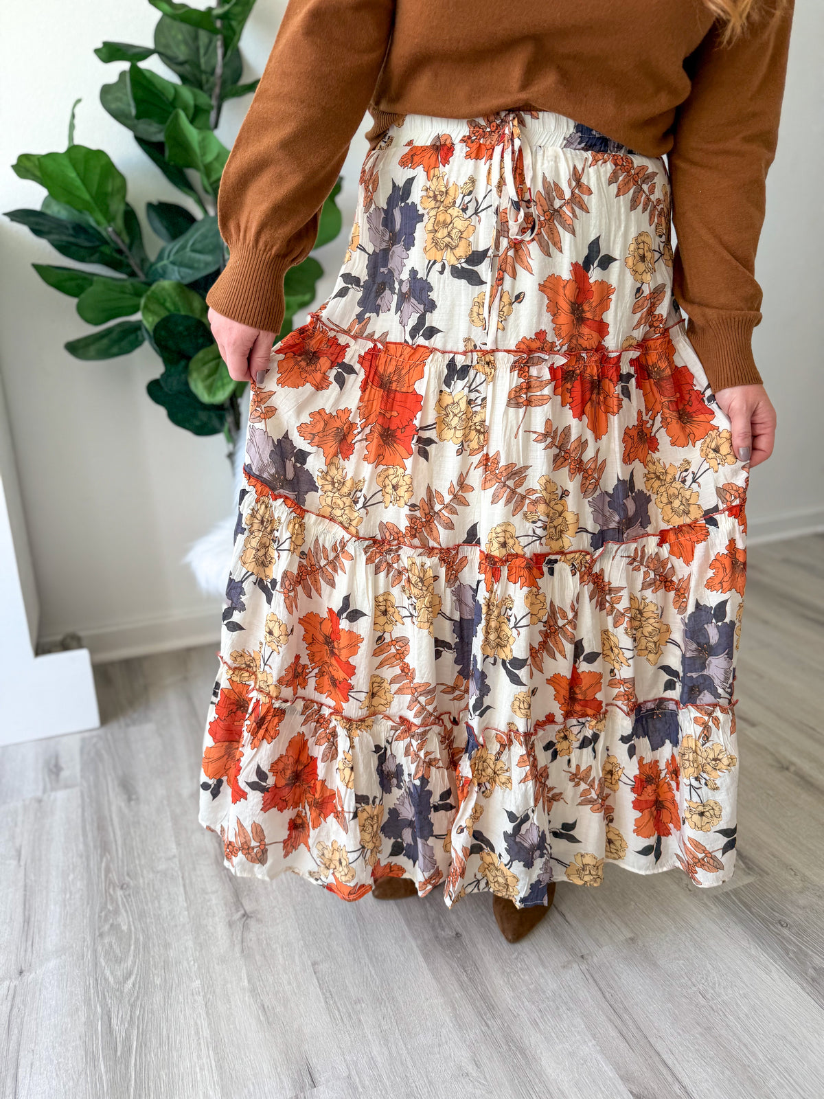 Rust Foliage Skirt