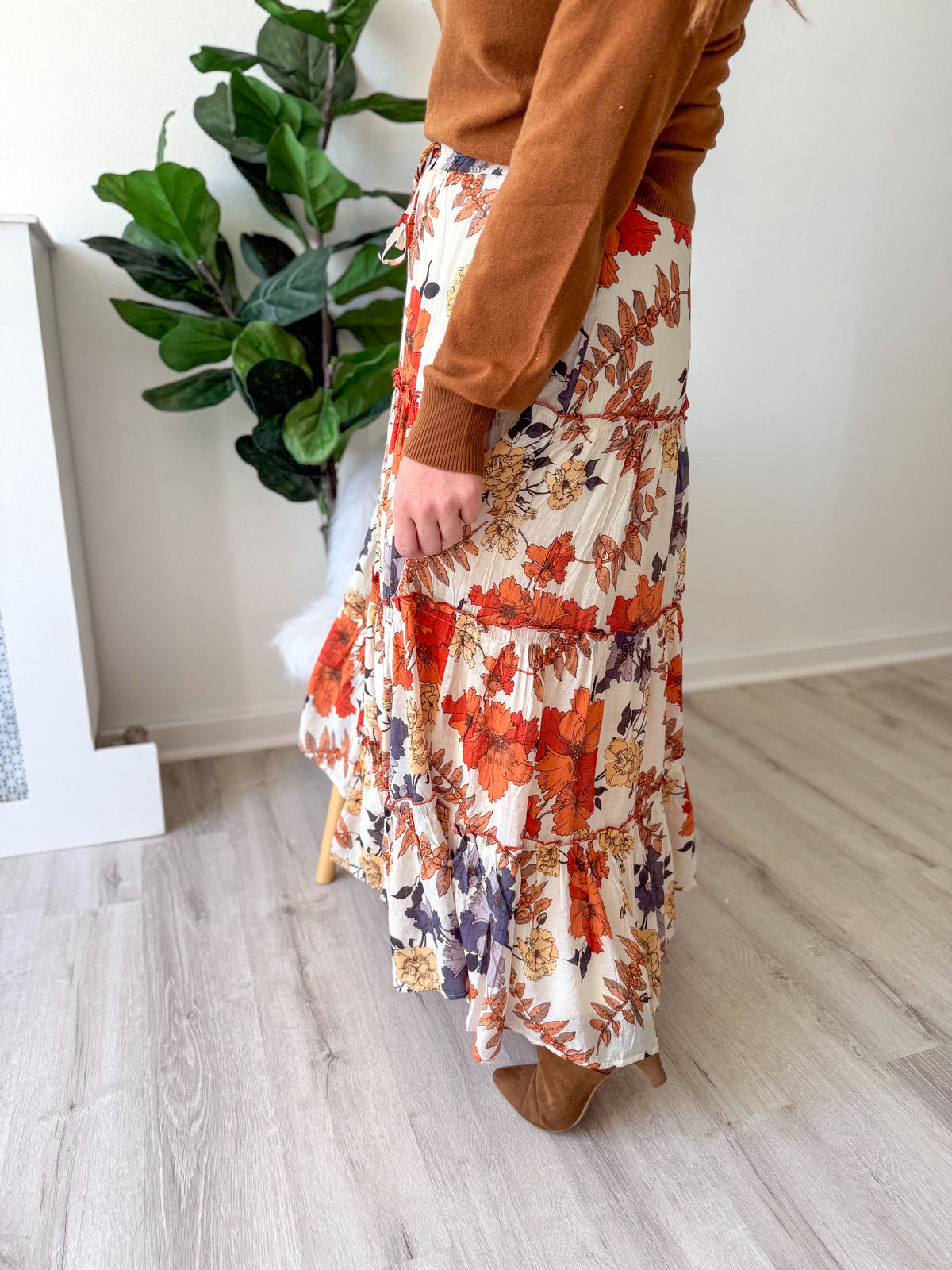 Rust Foliage Skirt