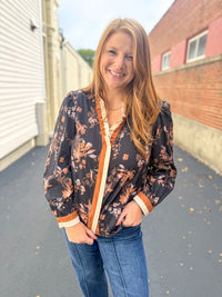 Golden Hour Floral Blouse
