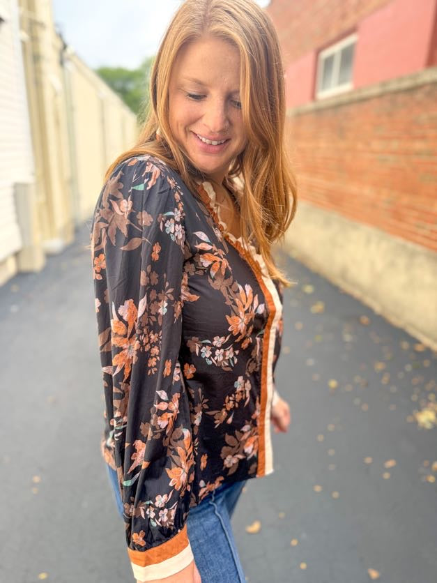 Golden Hour Floral Blouse