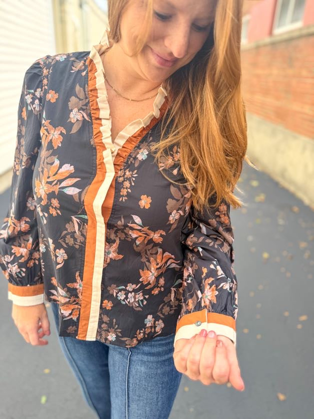 Golden Hour Floral Blouse