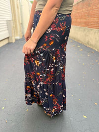 Radiant Blossom Maxi Skirt