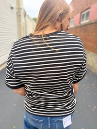 Classic Stripe Short Sleeve Top