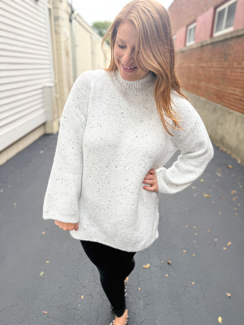 Oat Speckled Sweater
