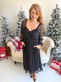 Golden Midnight Dress