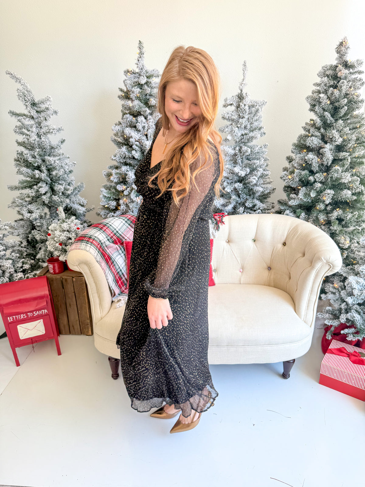 Golden Midnight Dress