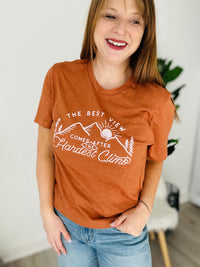 Best View Rust Orange Graphic Tee