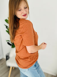 Best View Rust Orange Graphic Tee