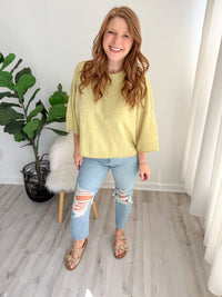 Classic Light Wash Distressed Jeans
